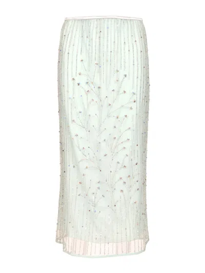 Forte Forte Firefly Embroidery Tulle Skirt With Slip