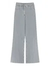 Forte Forte Flared Jeans In Gray