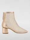 Forte Forte Strass Mesh Ankle Boots In Blush Pink