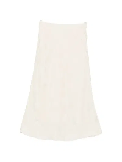 Forte Forte Floral -print Trousers In Neutral