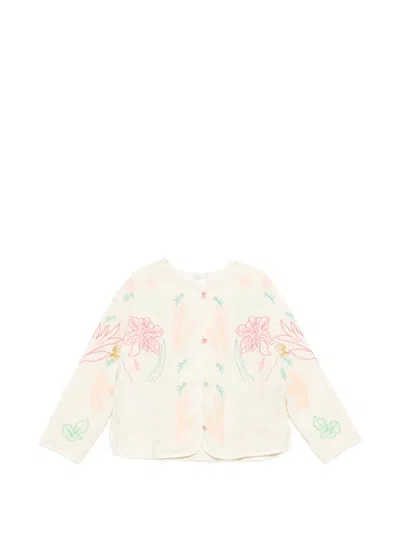 Forte Forte Floral-embroidered Jacket In Multi