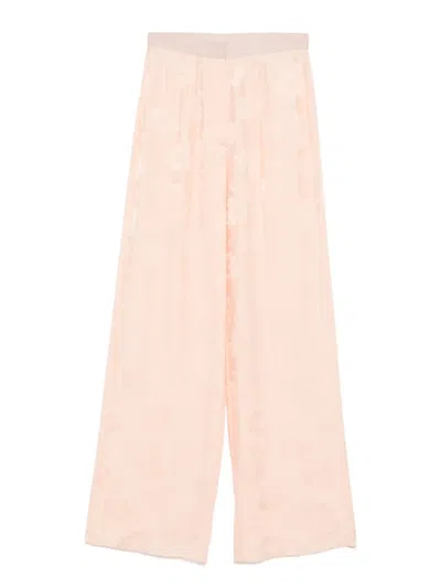 Forte Forte Floral-jacquard Trousers In Multi