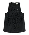 Forte Forte Floral Pattern Top In Black