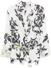 Forte Forte Floral-print Jacket In White