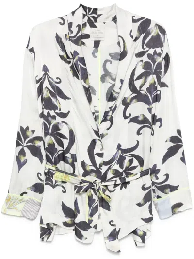 Forte Forte Floral-print Jacket In White