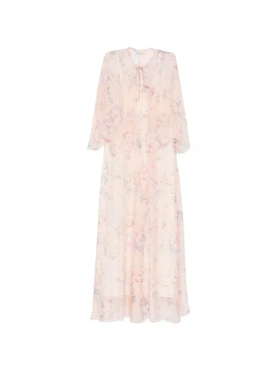 Forte Forte Floral-print Maxi Dress In Pink