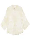 Forte Forte Floral-print Shirt In Neutrals