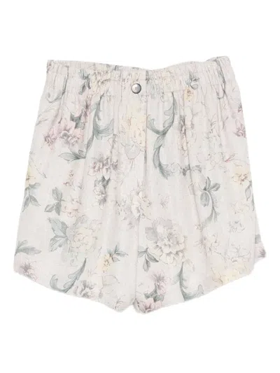 Forte Forte Floral-print Shorts In Multi