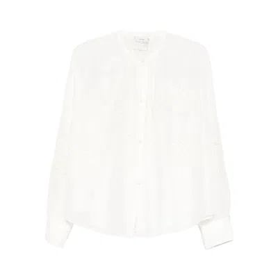 Forte Forte Floral-embroidered Blouse In White
