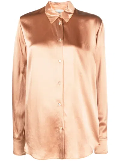 Forte Forte Fluid Long-sleeve Shirt In Neutrals