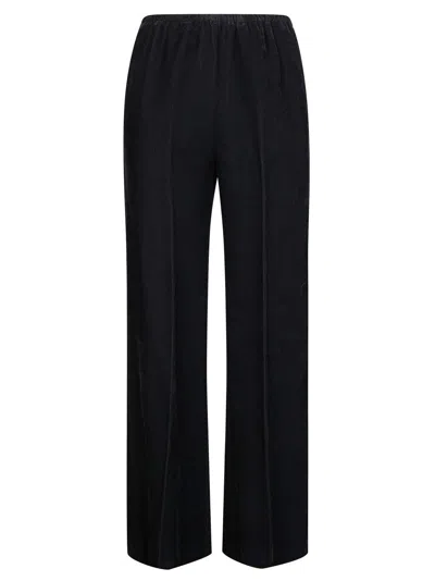 Forte Forte Fluid Velvet Pants In Black