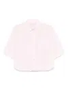Forte Forte Half-sleeve Poplin Shirt In F47m.2053 Petalo