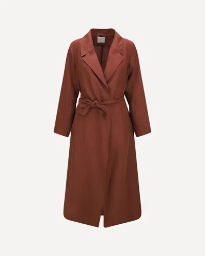 FORTE FORTE FORTE_FORTE BELTED LINEN COAT