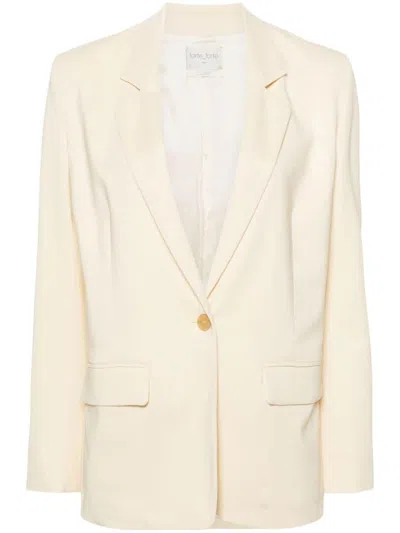 Forte Forte Forte_forte Blazer With Shoulder Pads In White
