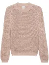 Forte Forte Open-knit Jumper In Powder