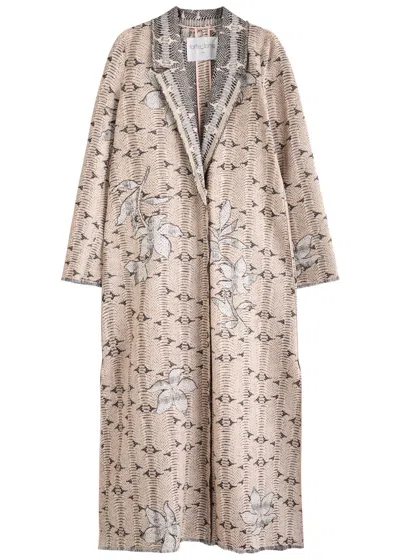 Forte Forte Forte_forte Chenille-jacquard Coat In Cream