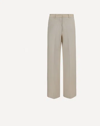 Forte Forte Belt-loop Trousers In Neutral