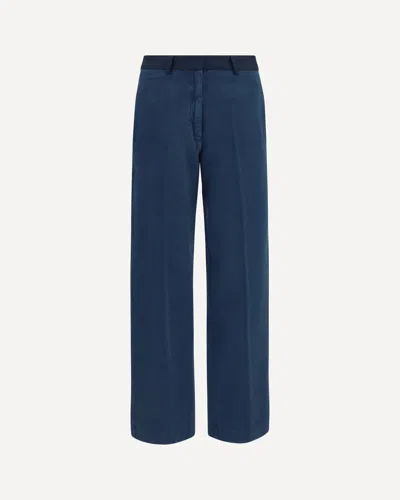 Forte Forte Belt-loop Trousers In Blue