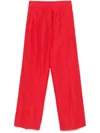 Forte Forte Straight-leg Trousers In Red