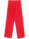 Forte Forte Straight-leg Trousers In Red