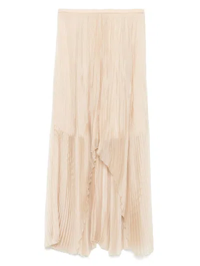 FORTE FORTE FORTE_FORTE CONTEMPORARY ORGANZA PLISSE` SKIRT CLOTHING