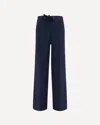 Forte Forte Cotton Bull Trousers In Blue