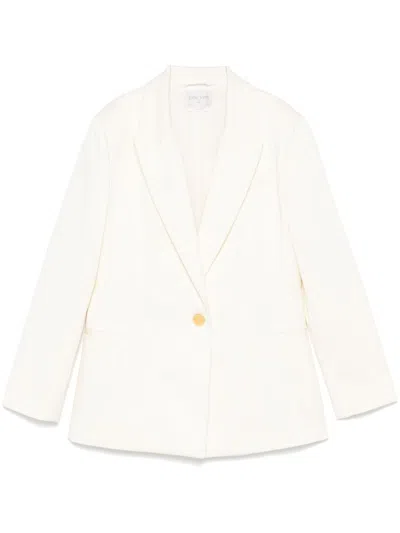 FORTE FORTE FORTE_FORTE COTTON SINGLE-BREASTED BLAZER JACKET