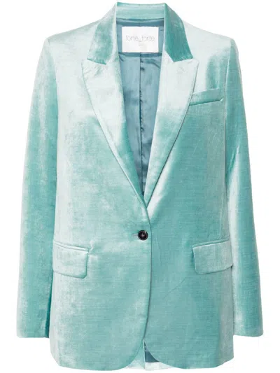 Forte Forte Forte_forte Cotton Viscose Stretch Velvet Jacket Clothing