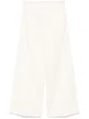 Forte Forte Pantalón Casual - Blanco In Neutral