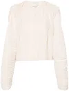 Forte Forte Forte_forte Crepe Long-sleeves Blouse In Beige