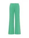Forte Forte Stretch Crepe Trouser In Green