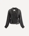 Forte Forte Airy Crossed Shirt With Shawl Lapels