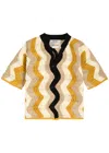 Shop Forte Forte Forte_forte Crotchet Cotton-blend Cardigan In Beige