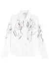 FORTE FORTE FORTE_FORTE CRYSTAL-EMBELLISHED COTTON-POPLIN SHIRT