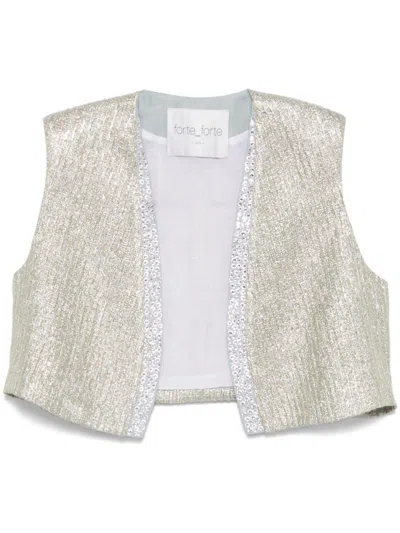Forte Forte Forte_forte Crystal Embellishment My Jacket Vest