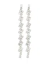 Forte Forte Crystal Pendent Earrings In Silver