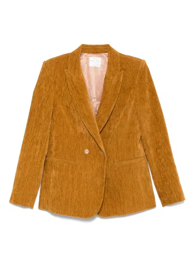 FORTE FORTE FORTE_FORTE DOUBLE VELVET DOUBLEBREASTED JACKET CLOTHING
