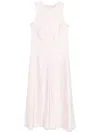 Forte Forte Cady Midi Dress In Oyster