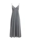 Forte Forte Spaghetti-strap Dress In Gray