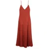 Forte Forte Spaghetti-strap Metallic-detail Dress In Multicolor