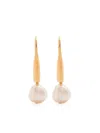 Forte Forte Forte_forte Earrings With Pearl Accessories In Beige