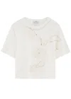 Forte Forte Forte_forte Embroidered Cotton T-shirt In White