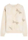 Forte Forte Embroidered Cotton Sweatshirt In White