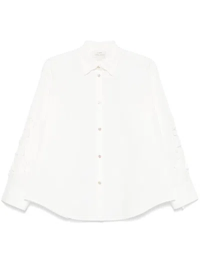 Forte Forte Forte_forte Embroidered Cotton Shirt In White