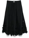 Forte Forte Forte_forte Embroidered Cotton Skirt