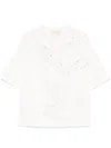Forte Forte Forte_forte Embroidered Cotton T-shirt In White