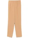 Forte Forte Tapered-leg Trousers In Brown