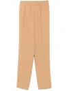 Forte Forte Tapered-leg Trousers In Brown