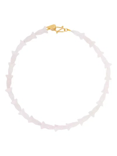 FORTE FORTE FORTE_FORTE FLOWER AND HARD STONES NECKLACE ACCESSORIES