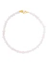 Forte Forte Flower And Hard Stones Necklace In Multicolor
